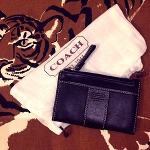 Vintage Coach Leather Coin Purse